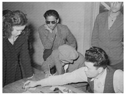 Mexican Pecan Worker in San Antonio Texas March 1939