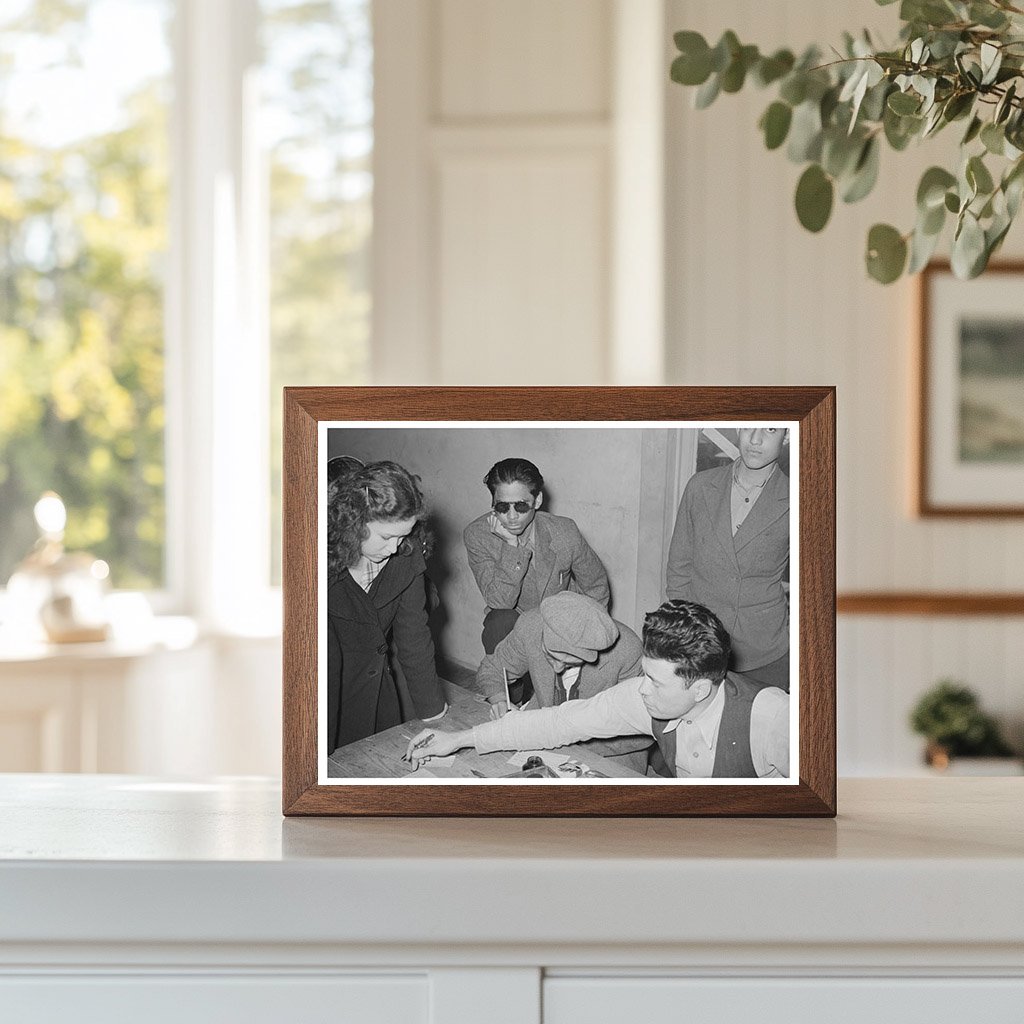 Mexican Pecan Worker in San Antonio Texas March 1939