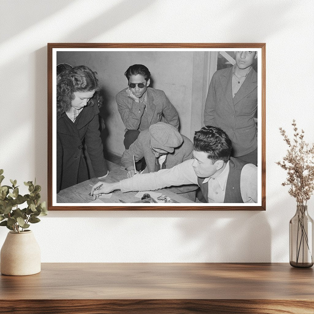 Mexican Pecan Worker in San Antonio Texas March 1939