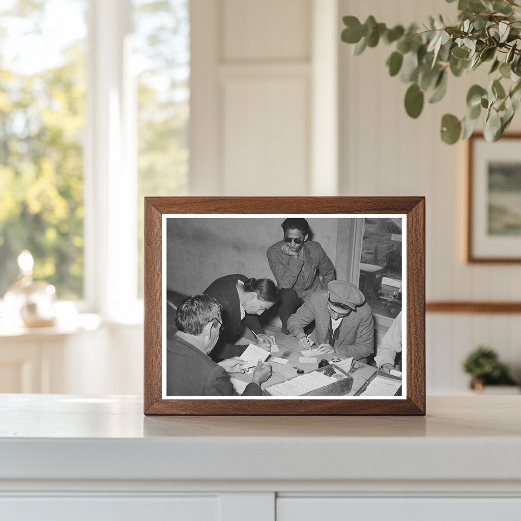 Mexican Pecan Worker in San Antonio 1939