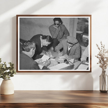 Mexican Pecan Worker in San Antonio 1939