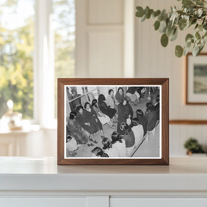 Mexican Pecan Workers at Union Hall San Antonio 1939