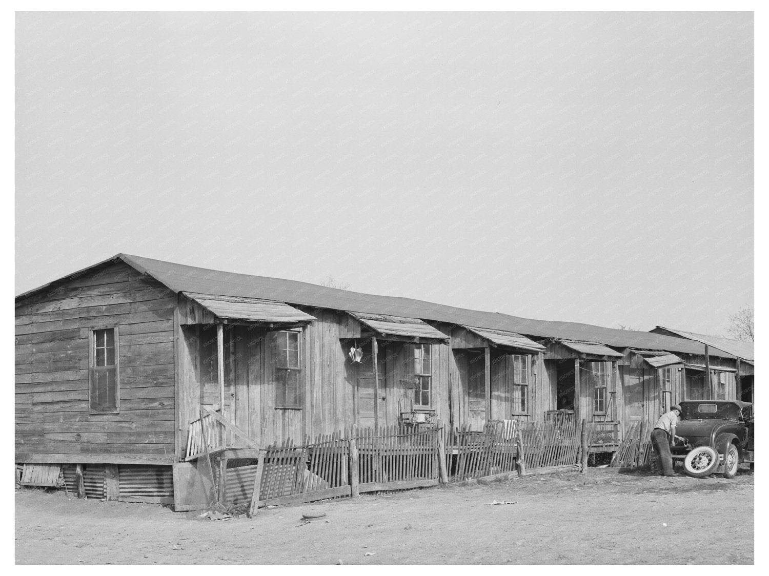 Vintage 1939 San Antonio Texas Neighborhood Houses