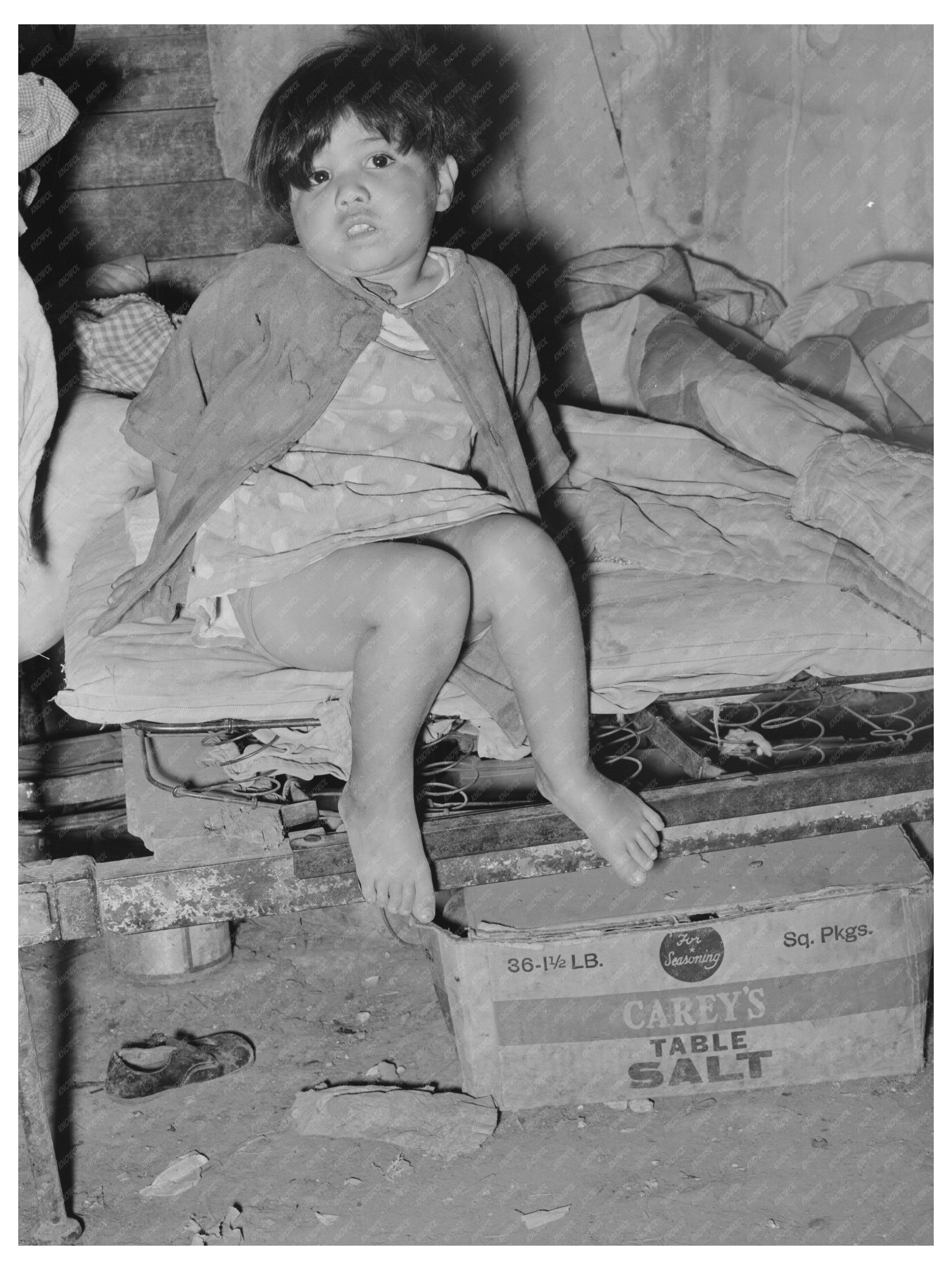 Mexican Child in San Antonio Texas March 1939