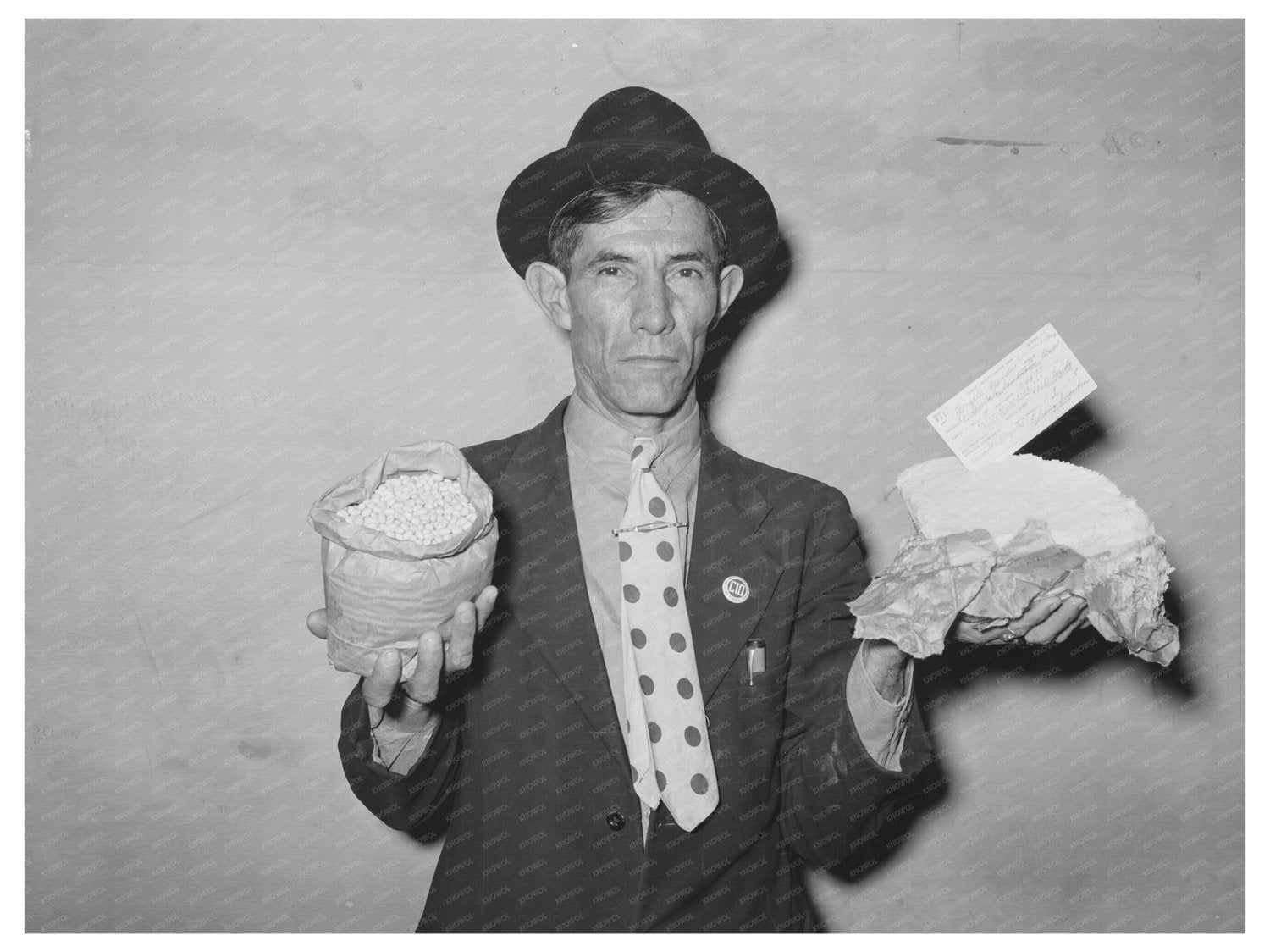 Mexican Pecan Workers Relief Supplies March 1939