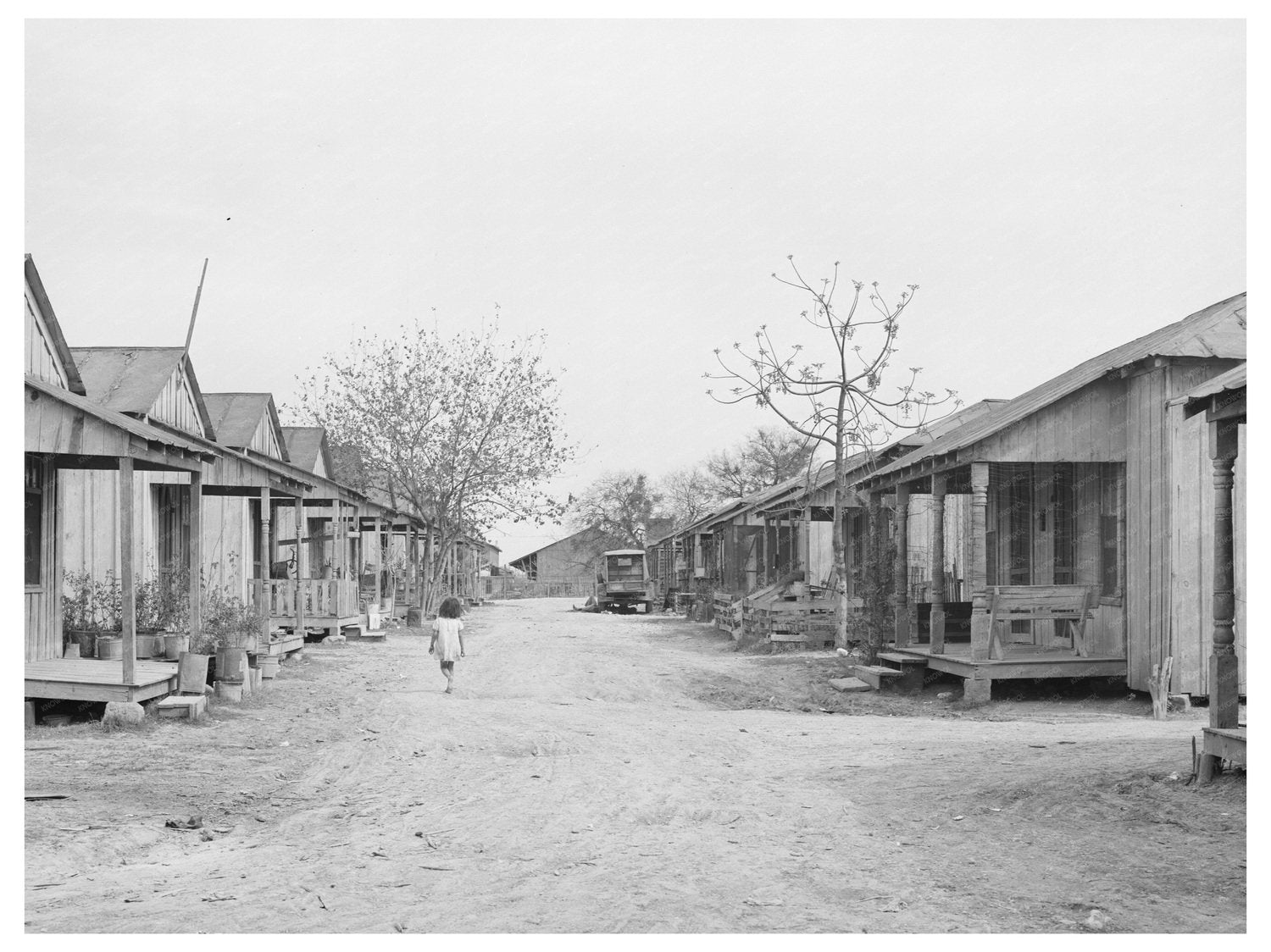 Mexican Quarter Houses in San Antonio Texas 1939