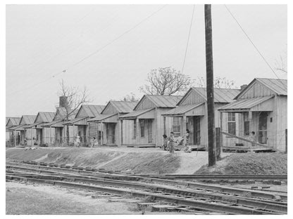 Vintage San Antonio Houses Along Railroad Track 1939