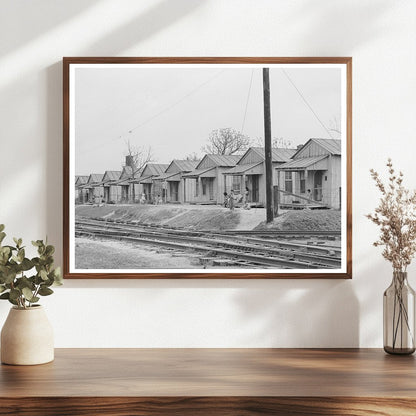 Vintage San Antonio Houses Along Railroad Track 1939