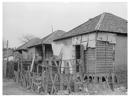 Vintage San Antonio Houses in Disrepair March 1939