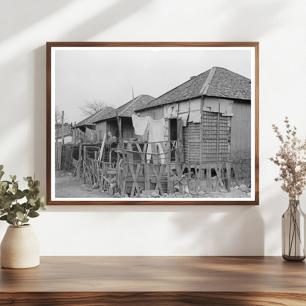 Vintage San Antonio Houses in Disrepair March 1939
