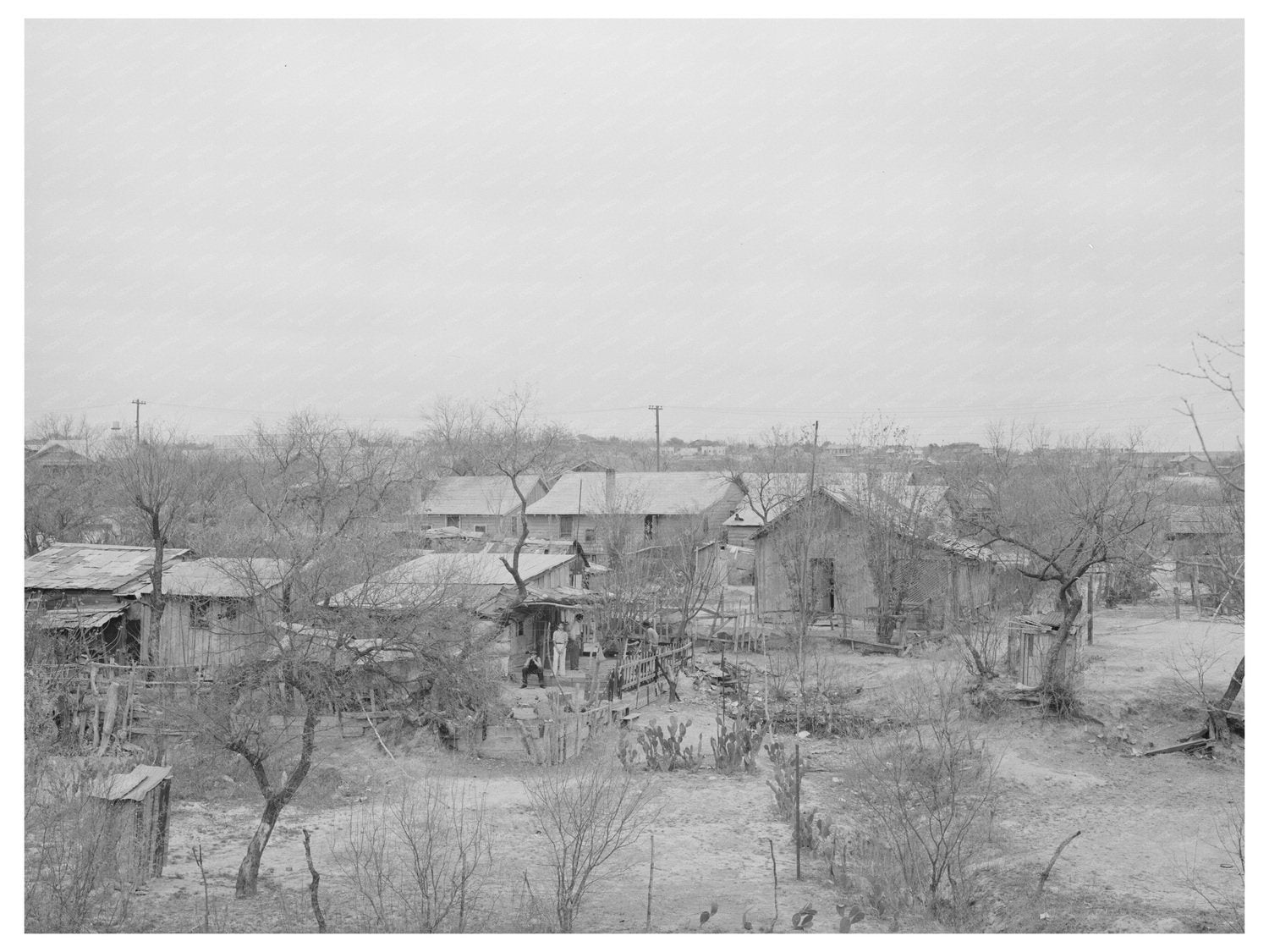 Mexican Section of Eagle Pass Texas March 1939