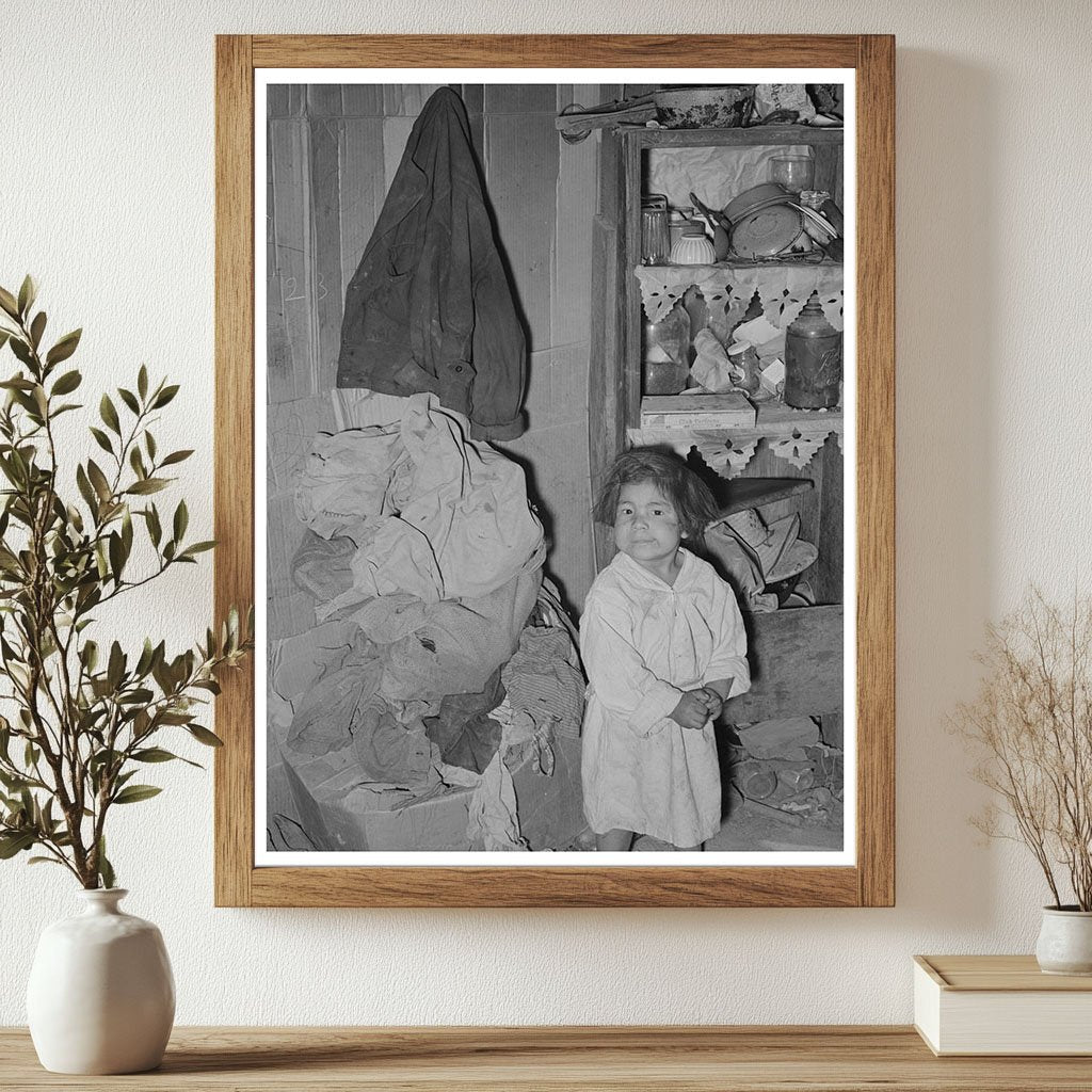 Mexican Child in San Antonio Living Room March 1939