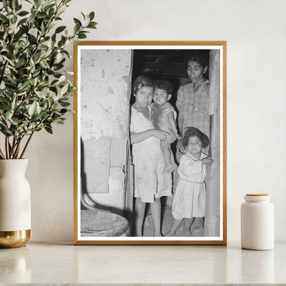 Mexican Family Life in San Antonio 1939 Vintage Photo