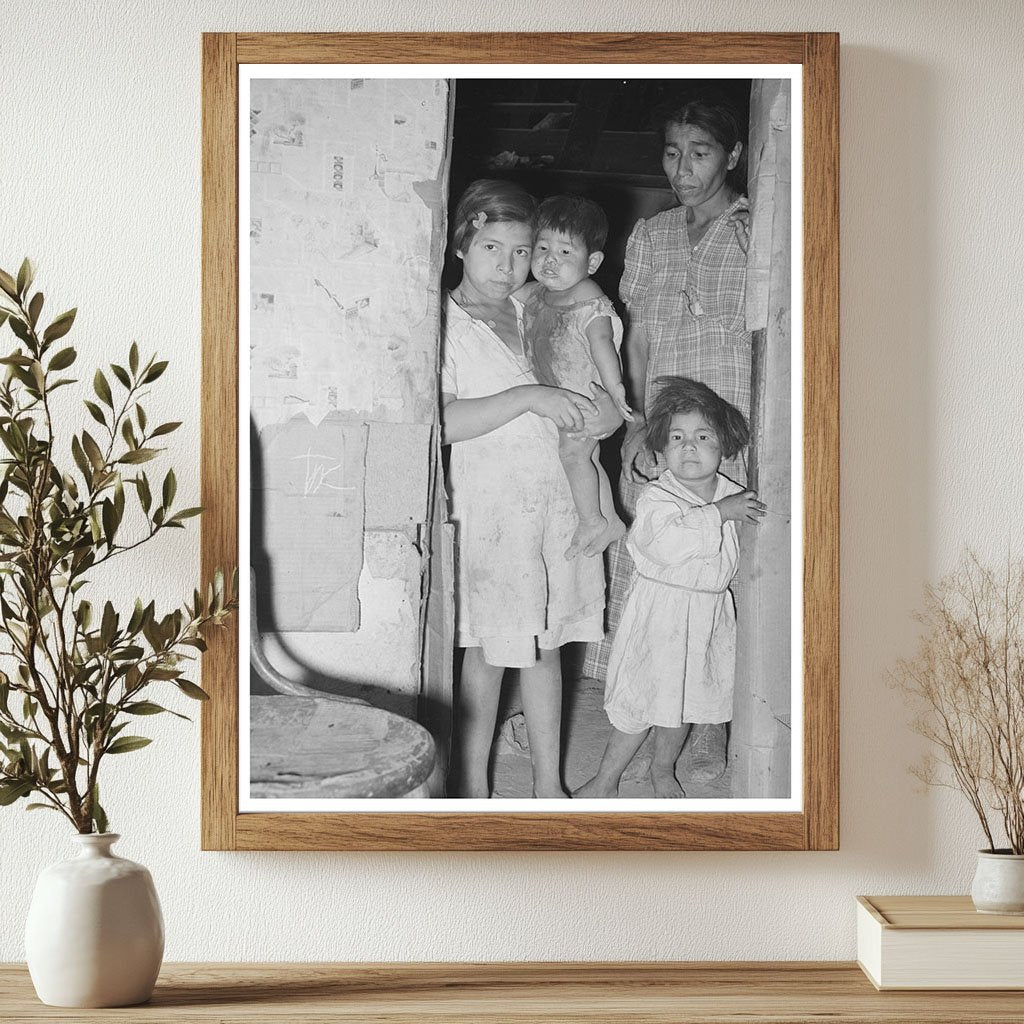 Mexican Family Life in San Antonio 1939 Vintage Photo