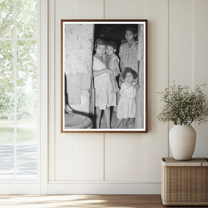 Mexican Family Life in San Antonio 1939 Vintage Photo