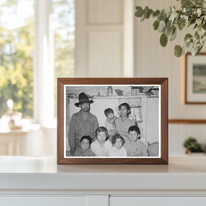 Mexican Family in San Antonio March 1939 Vintage Photo