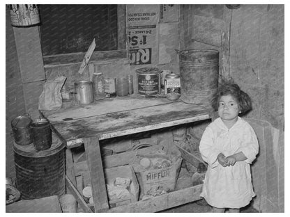 Mexican Kitchen in San Antonio Texas March 1939