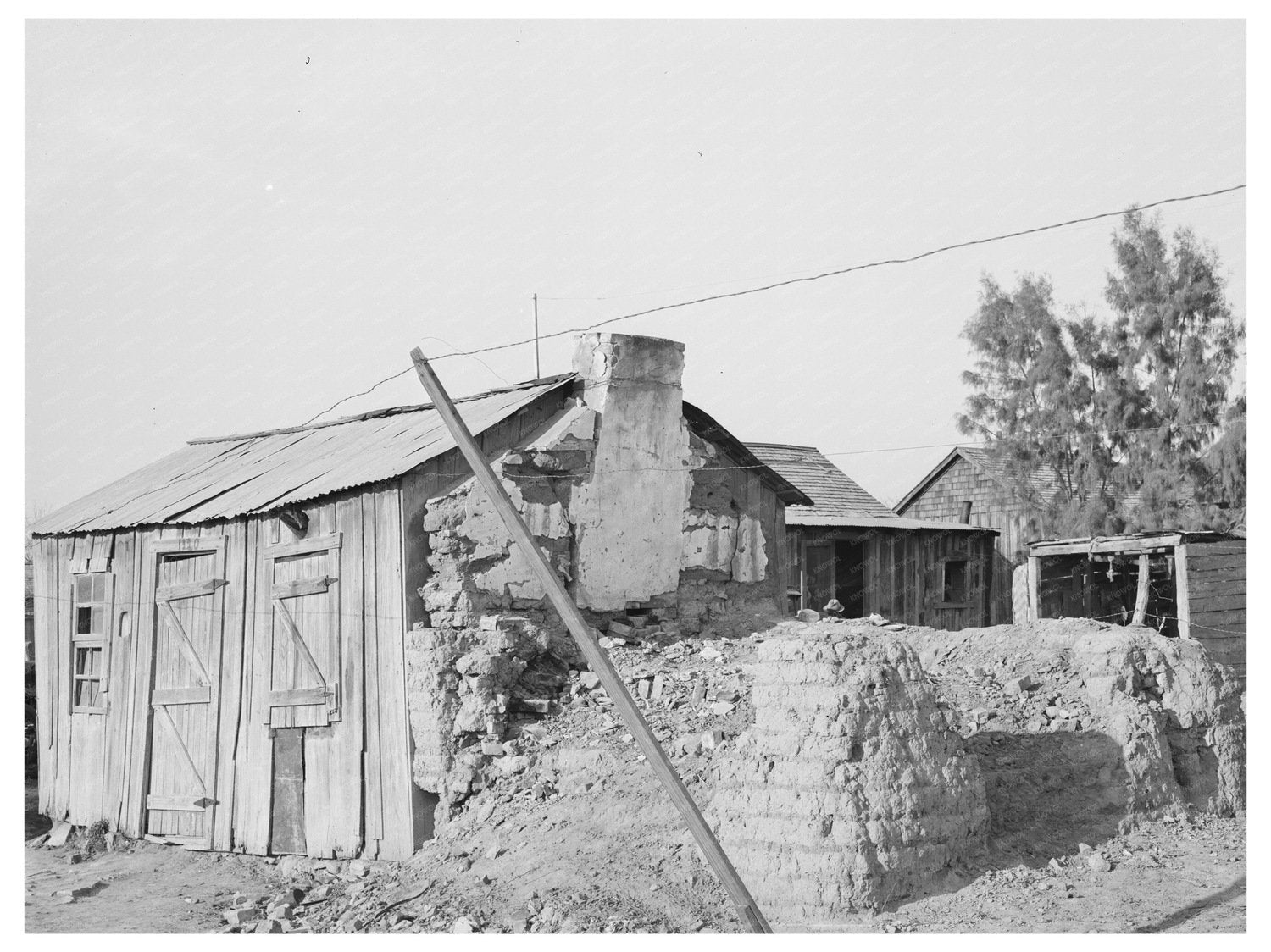 Vintage Mexican House Crystal City Texas 1939