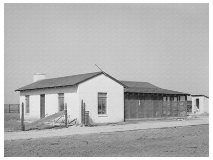 Ernest Milton House El Indio Texas March 1939 Black and White
