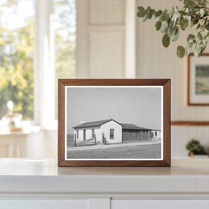 Ernest Milton House El Indio Texas March 1939 Black and White