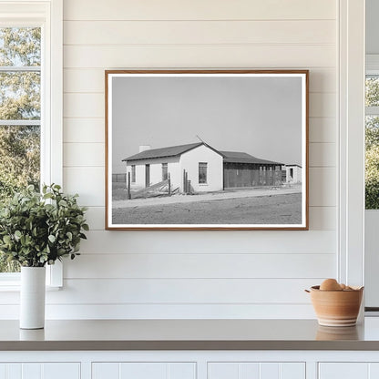Ernest Milton House El Indio Texas March 1939 Black and White