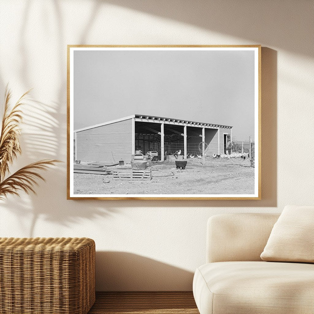 Vintage 1939 El Indio Texas Machine Shed and Chicken House