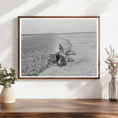Tractor Plow Breaking Soil El Indio Texas 1939