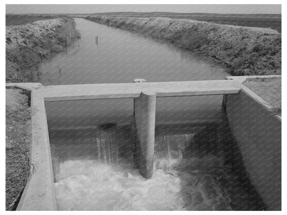 Irrigation Ditch Near Eagle Pass Texas March 1939