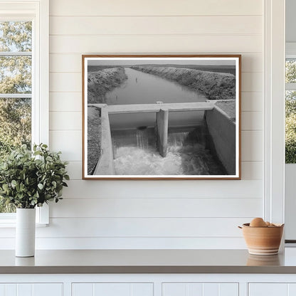 Irrigation Ditch Near Eagle Pass Texas March 1939