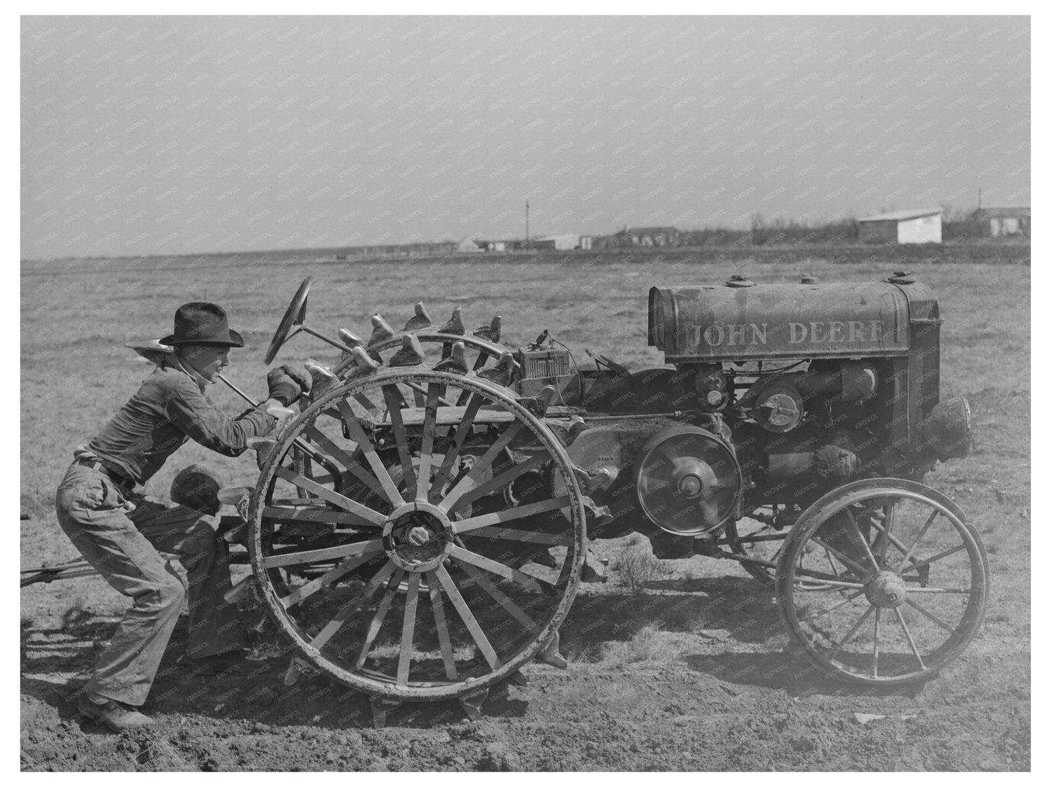 Tractor Clutch Testing El Indio Texas March 1939