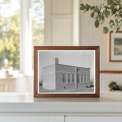 El Indio Texas Schoolhouse March 1939 Historical Image