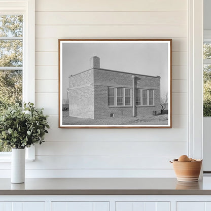 El Indio Texas Schoolhouse March 1939 Historical Image