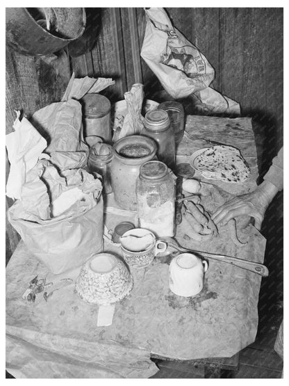 Mexican Table Setting March 1939 San Antonio Texas