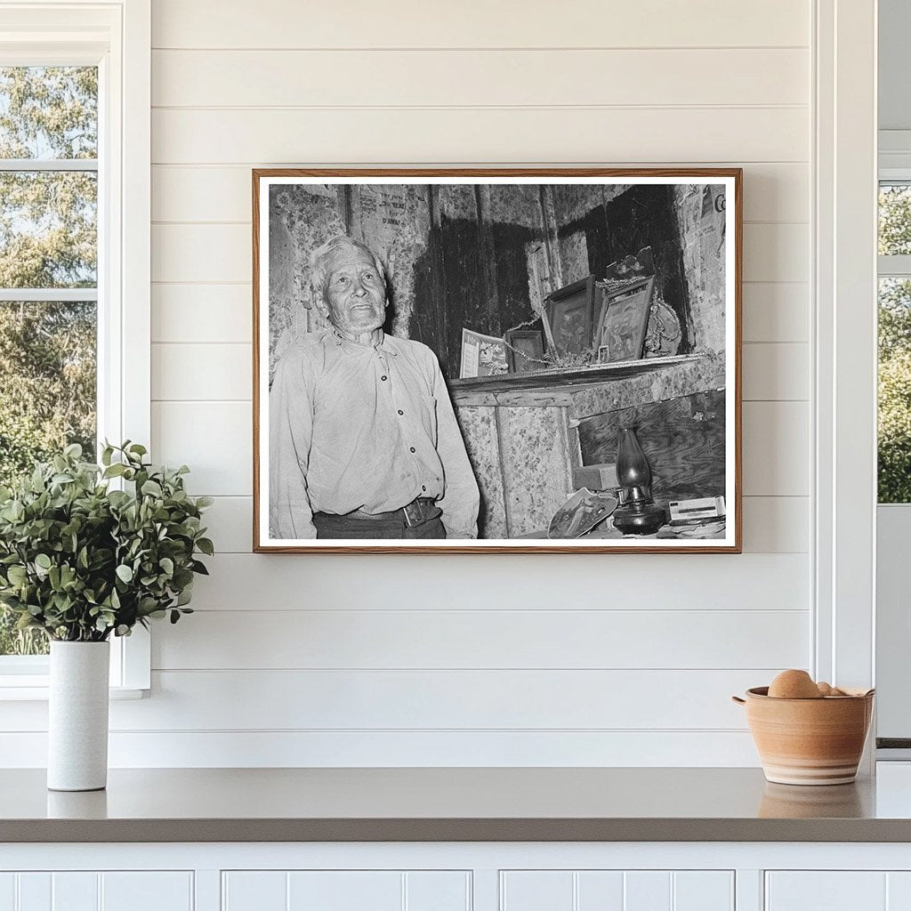 Mexican Man in San Antonio Living Room March 1939