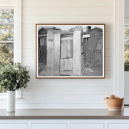 Privy and Corral in San Antonio Texas March 1939