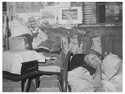 Mexican Woman at Home in San Antonio Texas 1939