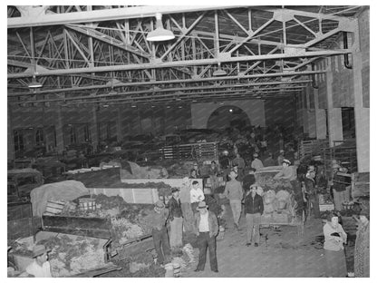 San Antonio Vegetable and Fruit Market March 1939 Image