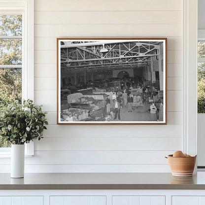 San Antonio Vegetable and Fruit Market March 1939 Image