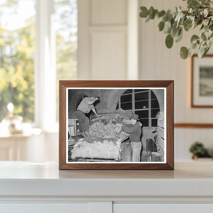 Vintage 1939 San Antonio Market Truck of Carrots and Onions