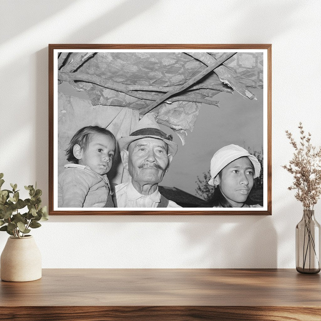 Mexican Family in San Antonio Home March 1939