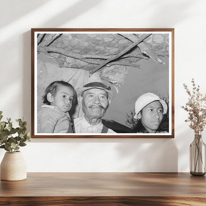 Mexican Family in San Antonio Home March 1939
