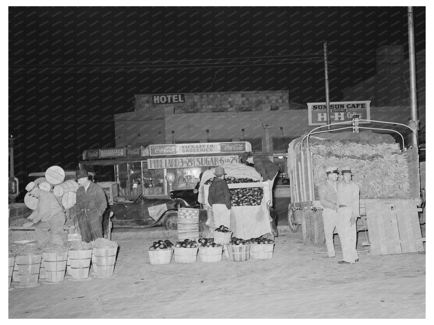 San Antonio Market Produce March 1939