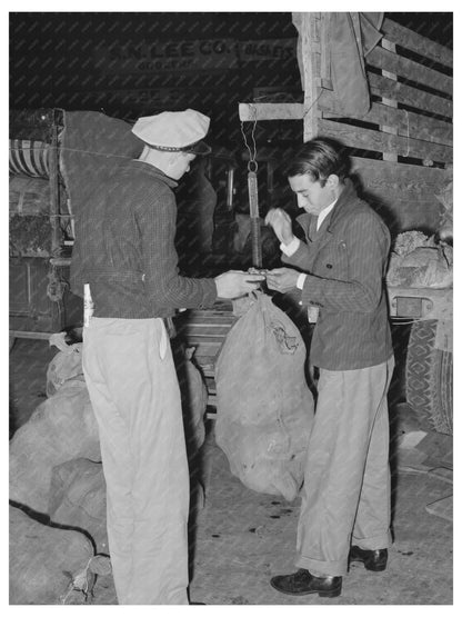 Vintage Mexican Cabbage Peddler in San Antonio 1939