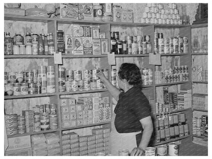 Vintage Grocery Store in San Antonio Texas 1939