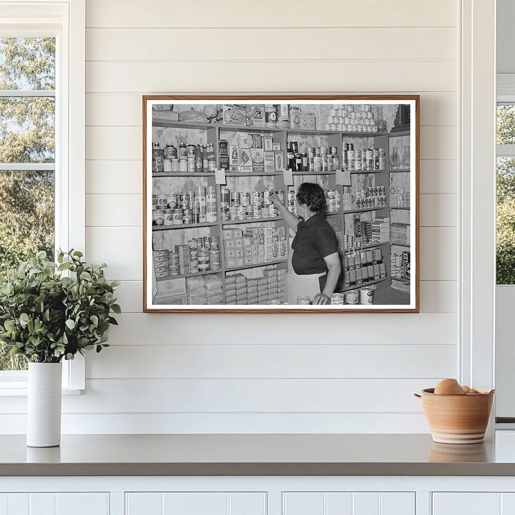 Vintage Grocery Store in San Antonio Texas 1939