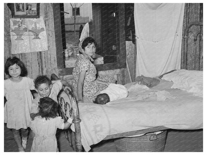 Vintage Mexican House Interior San Antonio Texas 1939