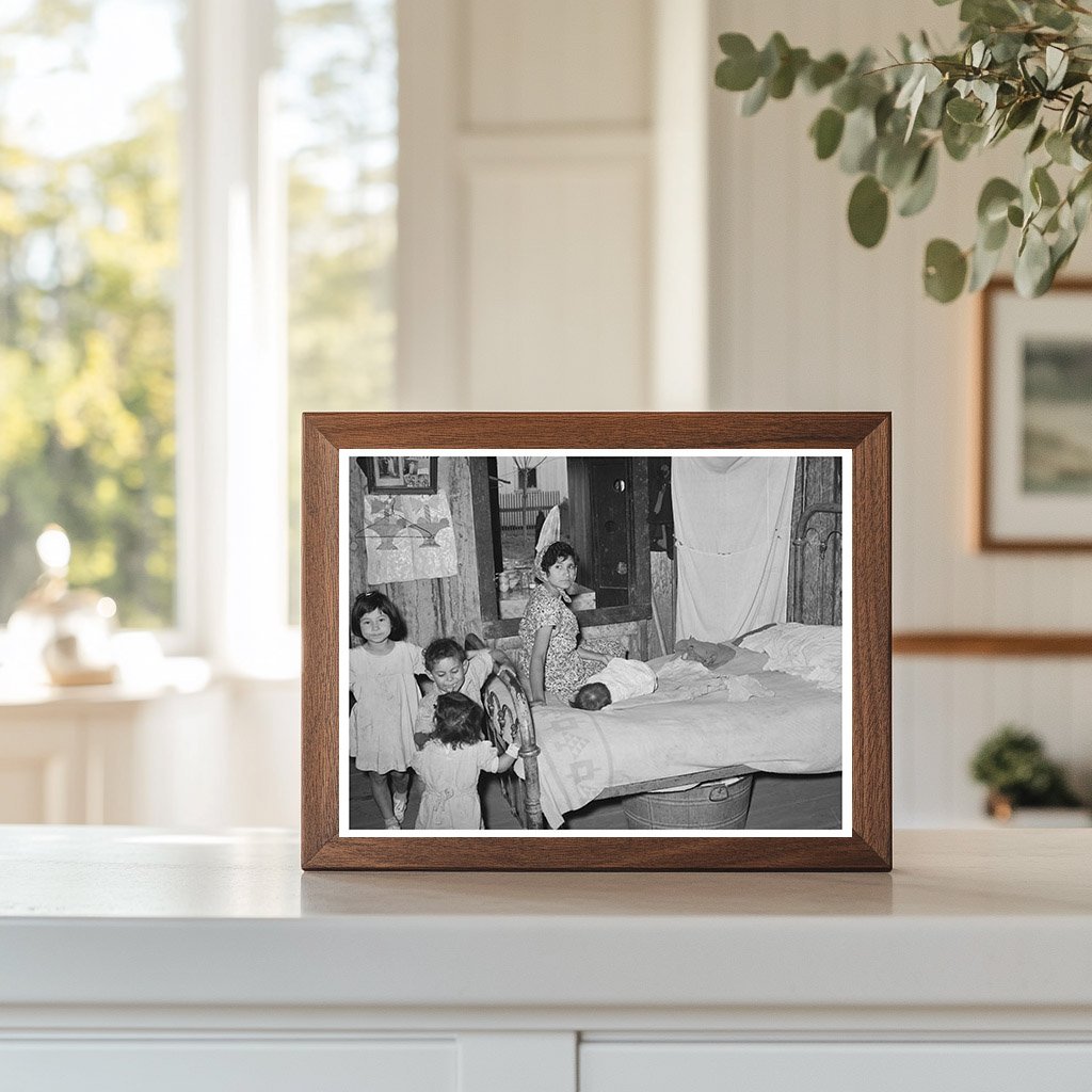 Vintage Mexican House Interior San Antonio Texas 1939