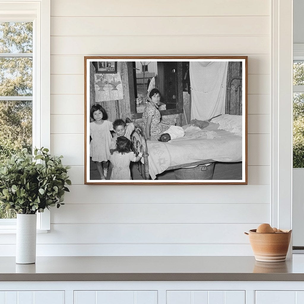 Vintage Mexican House Interior San Antonio Texas 1939