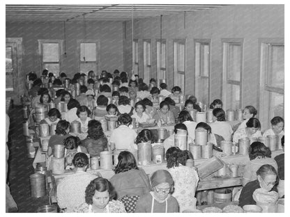 Mexican Women in Pecan Shelling Factory San Antonio 1939