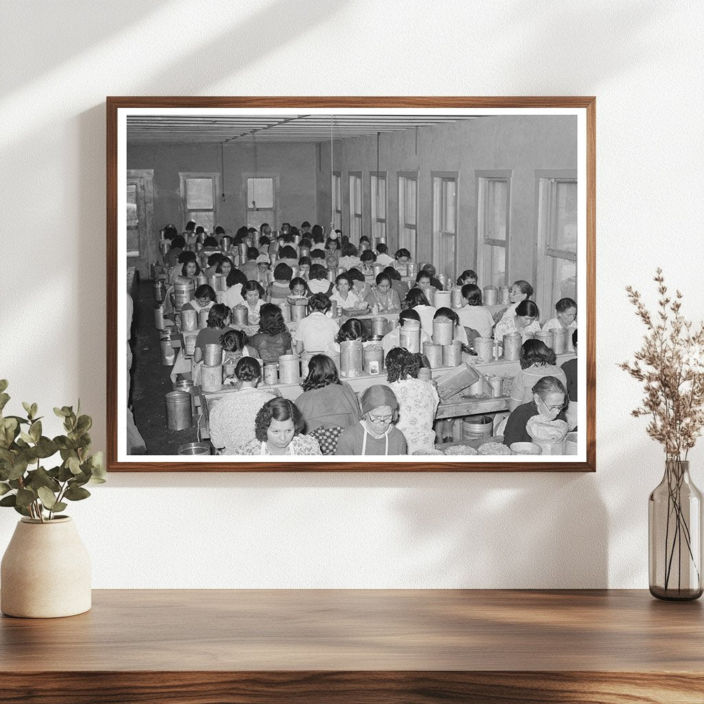 Mexican Women in Pecan Shelling Factory San Antonio 1939
